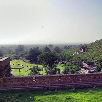 Bhangarh fort view from palace