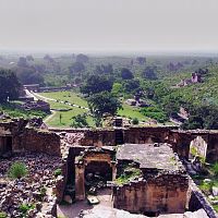 Bhangarh fort view from palace