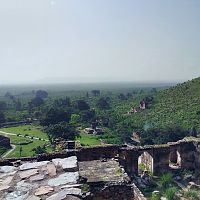 Bhangarh fort view from top of the palace