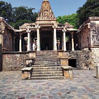 Temple inside Bhangarh fort