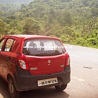 A Much Deserved Rest for Our Ride Near Madikeri