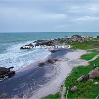 A Cliff View of Muttom Beach