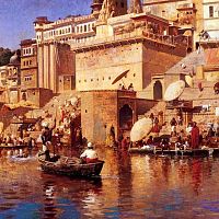 A Painting By Edwin Lord Weeks (1883) Of Varanasi