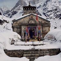 Kedarnath Temple In Winter - Image Credit @ Gozer