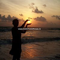 An Attempted Silhouette at Maravanthe Beach