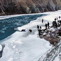 A Frozen Zanksar Valley