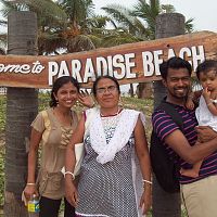 Paradise Beach At Pondicherry