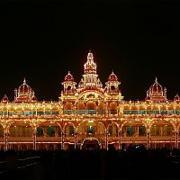 Media 'Illuminated Mysore Palace - Copyright @ Wikipedia' in album 'Mysore'