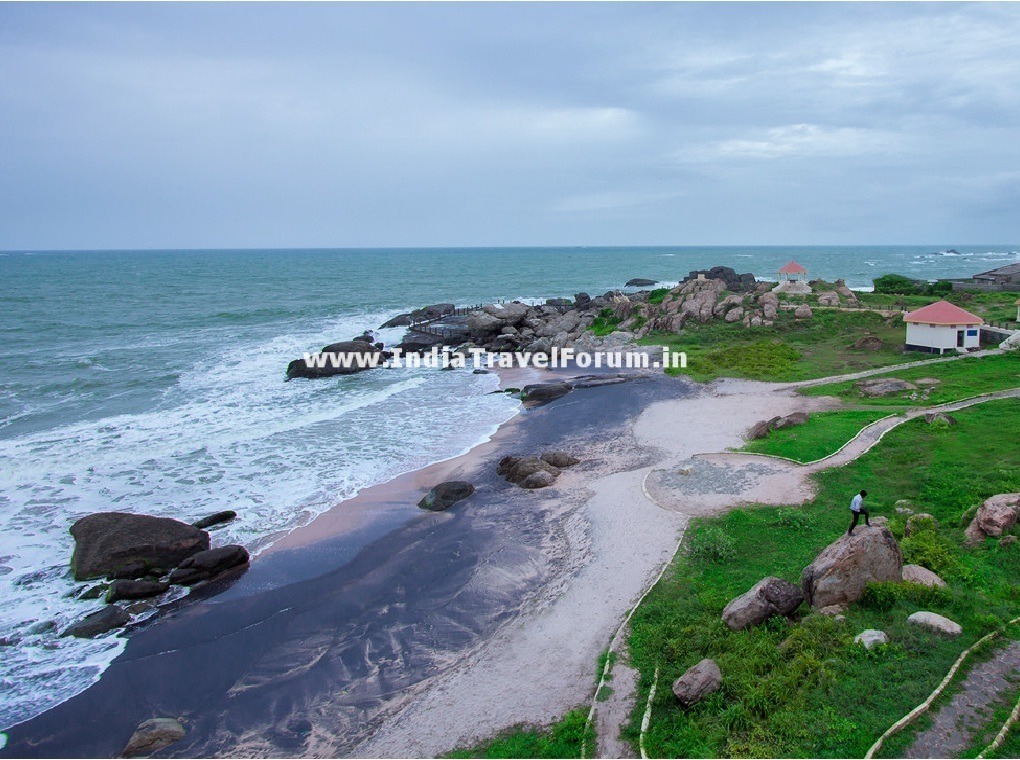 A Cliff View of Muttom Beach