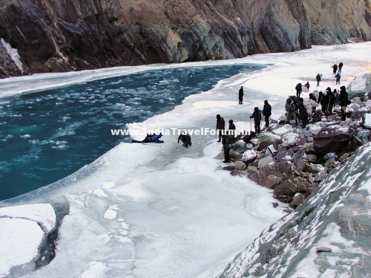 A Frozen Zanksar Valley