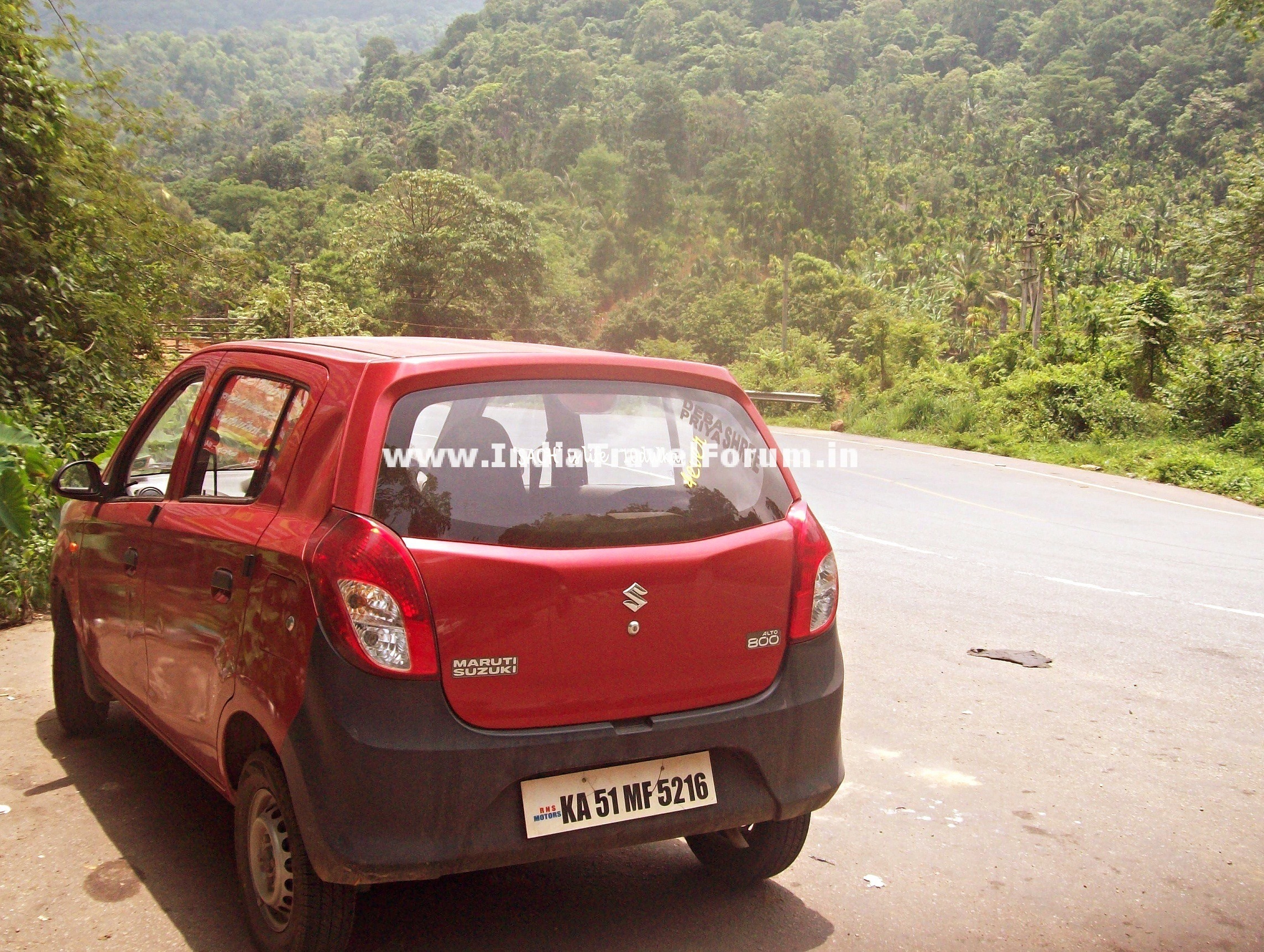 A Much Deserved Rest for Our Ride Near Madikeri