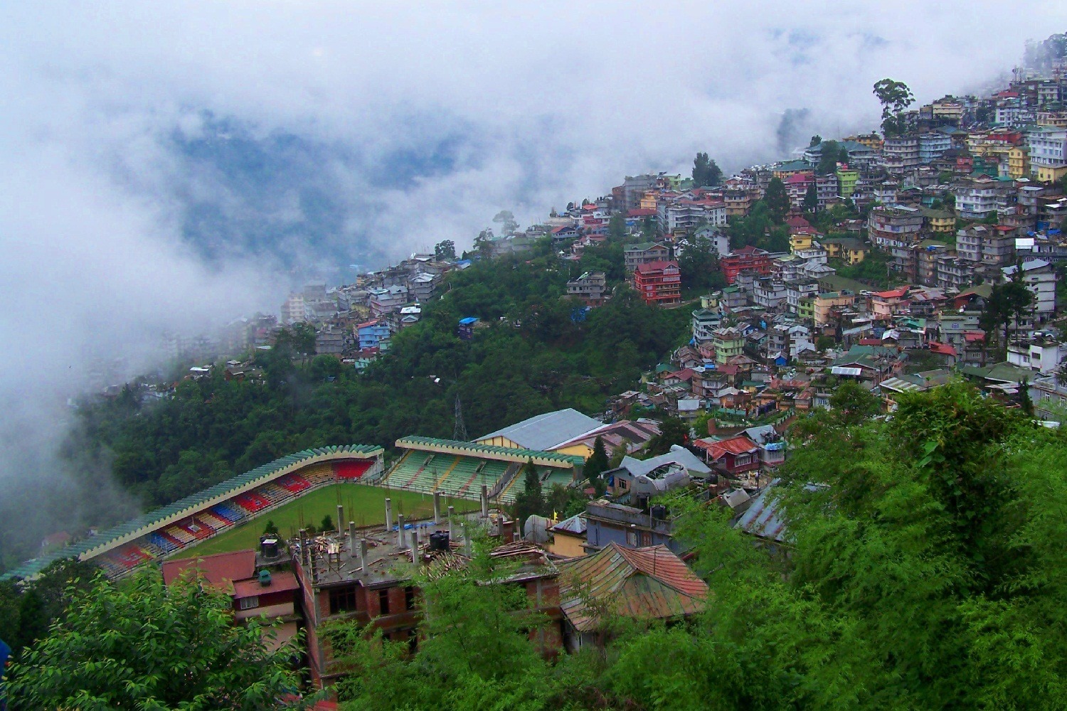 Gangtok Town - Image Courtesy @ Saurabh Das