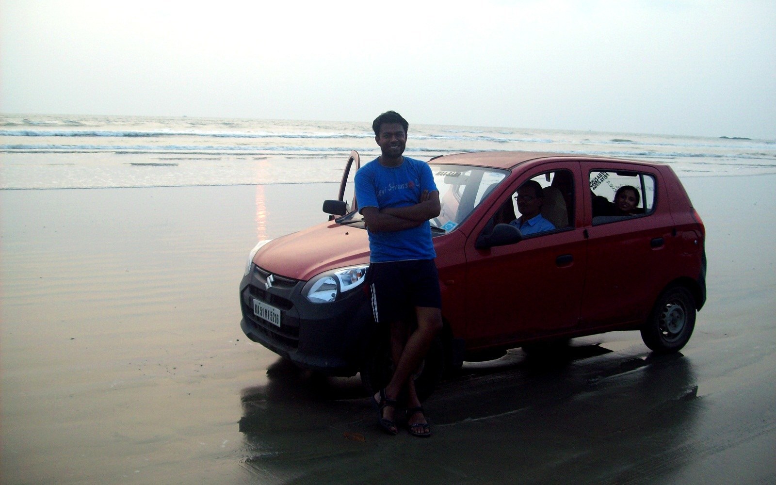 Kannur - Red Beauty At Muzhappilangad Beach