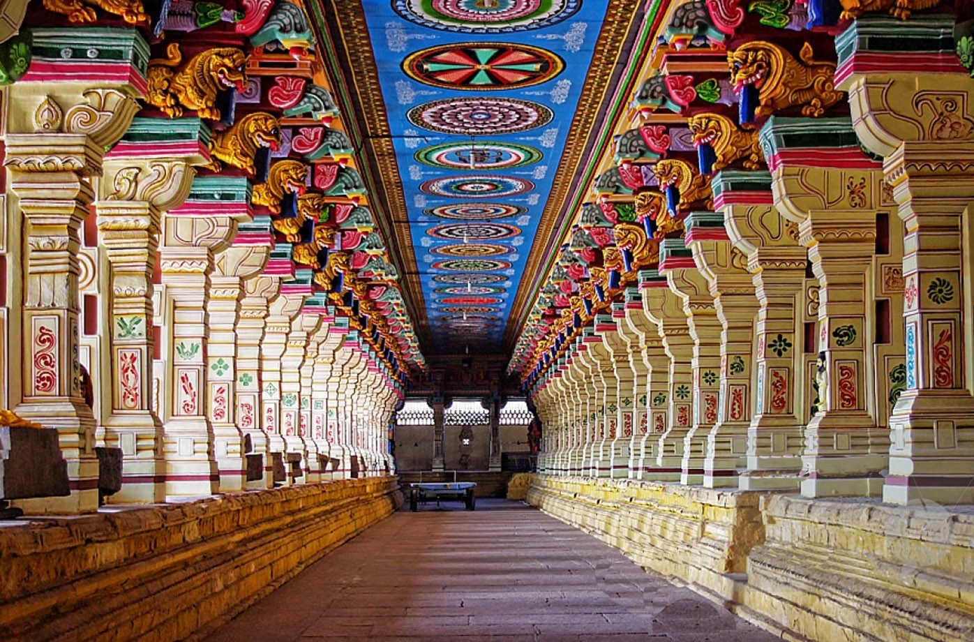 Ramanathaswamy Temple Corridor - Image Credit @ Wikipedia